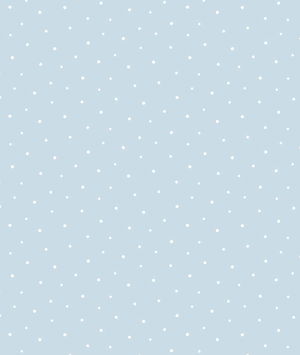 NextWall Peel & Stick Polka Dots Baby Blue Wallpaper