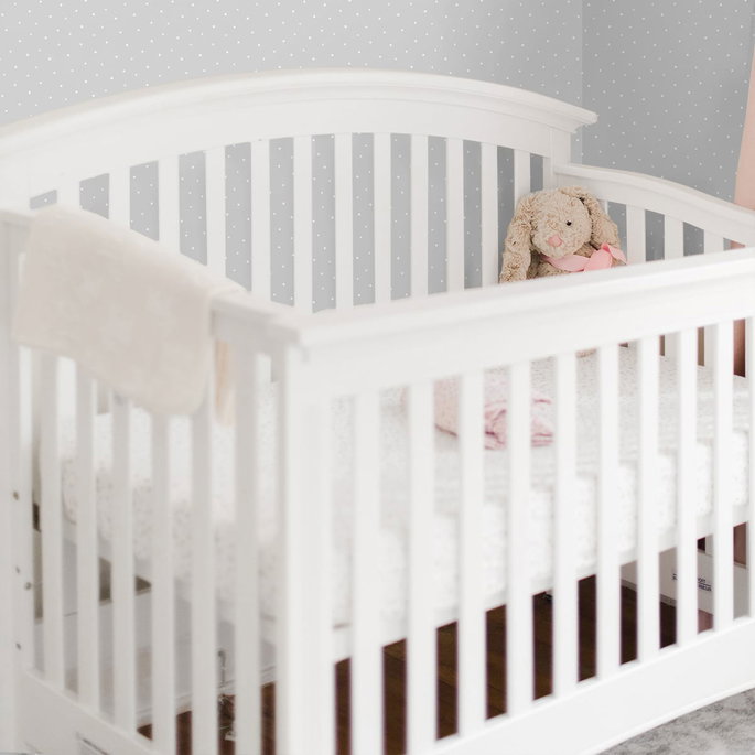 NextWall Peel &amp; Stick Polka Dots Daydream Grey Wallpaper image 3 of 4