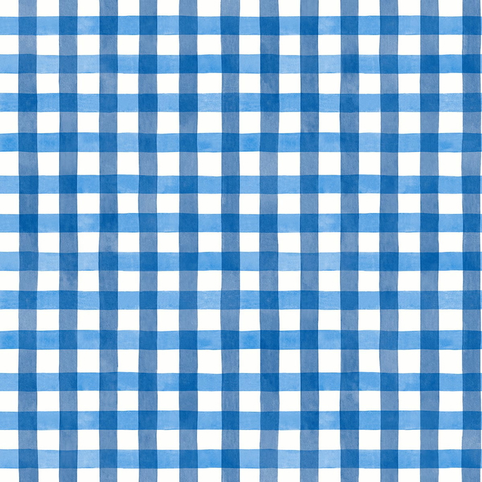 NextWall Peel &amp; Stick Spring Plaid Cobalt Wallpaper image 1 of 4