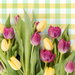NextWall Peel &amp; Stick Spring Plaid Lemon Lime Wallpaper thumbnail image 3 of 4