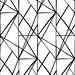 NextWall Peel & Stick Quartz Geo Black & White Wallpaper