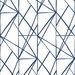 NextWall Peel & Stick Quartz Geo Navy Blue Wallpaper