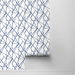NextWall Peel &amp; Stick Quartz Geo Navy Blue Wallpaper thumbnail image 2 of 4