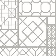 NextWall Peel & Stick Garden Trellis Harbor Grey Wallpaper