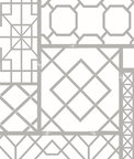 NextWall Peel & Stick Garden Trellis Harbor Grey Wallpaper