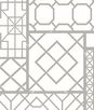 NextWall Peel & Stick Garden Trellis Harbor Grey Wallpaper