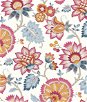 NextWall Peel & Stick Jacobean Blossom Floral Fandango Pink & Bluebird Wallpaper