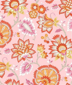 NextWall Peel & Stick Jacobean Blossom Floral Bubblegum Pink Wallpaper