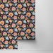 NextWall Peel &amp; Stick Jacobean Blossom Floral Cosmic Black Wallpaper thumbnail image 2 of 4