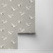 NextWall Peel &amp; Stick Cranes Argos Grey Wallpaper thumbnail image 2 of 4