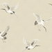 NextWall Peel & Stick Cranes Alba Beige Wallpaper