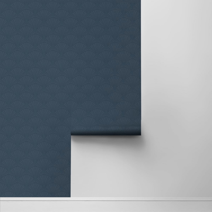 NextWall Peel &amp; Stick Arches Denim Blue Wallpaper image 2 of 4