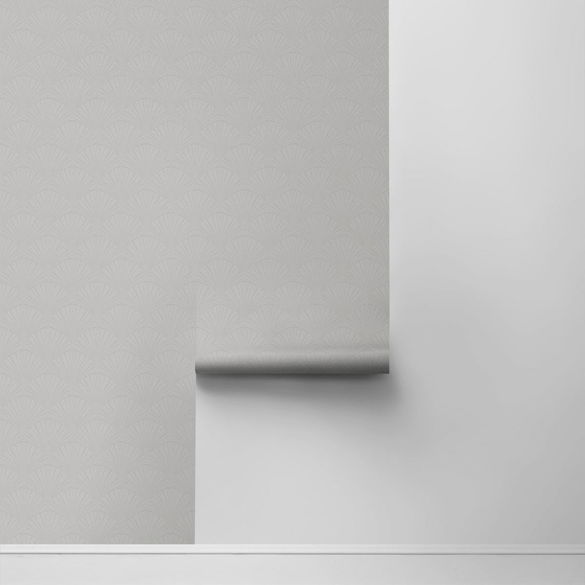 NextWall Peel & Stick Arches Argos Grey Wallpaper OnlineFabricStore