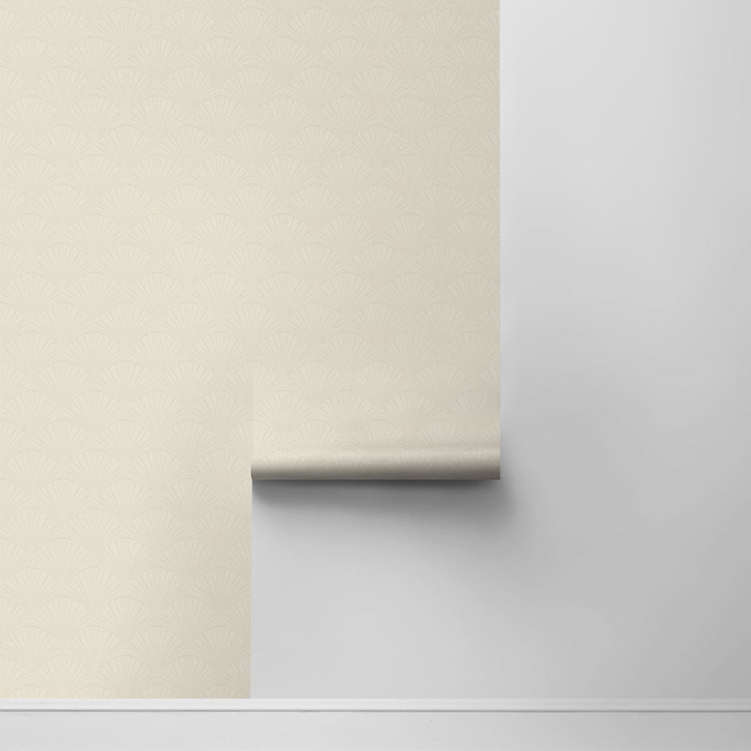 NextWall Peel &amp; Stick Arches Alba Beige Wallpaper image 2 of 4