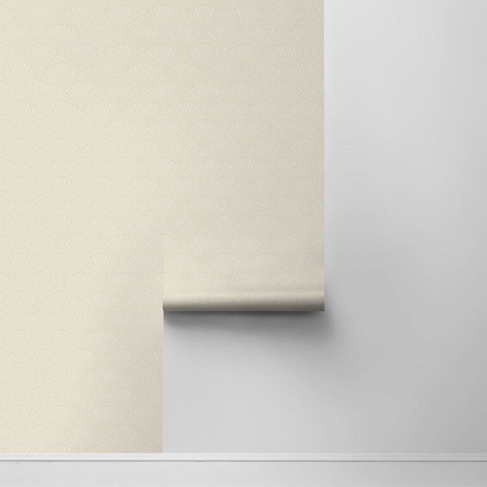 NextWall Peel &amp; Stick Arches Alba Beige Wallpaper image 2 of 4