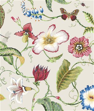 NextWall Peel & Stick Summer Garden Floral Raspberry & Chartreuse Wallpaper