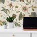 NextWall Peel &amp; Stick Summer Garden Floral Alabaster Wallpaper thumbnail image 3 of 4