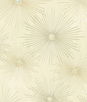 NextWall Peel & Stick Starburst Geo Ivory & Metallic Gold Wallpaper