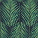 NextWall Peel &amp; Stick Tropic Palm Midnight Blue &amp; Sea Green Wallpaper thumbnail image 1 of 4