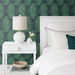 NextWall Peel &amp; Stick Tropic Palm Midnight Blue &amp; Sea Green Wallpaper thumbnail image 3 of 4