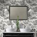 NextWall Peel &amp; Stick Chateau Toile Inkwell Wallpaper thumbnail image 4 of 4
