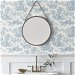 NextWall Peel &amp; Stick Chateau Toile Blue Bell Wallpaper thumbnail image 4 of 4