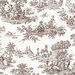 NextWall Peel & Stick Chateau Toile Sable Brown Wallpaper