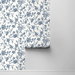 NextWall Peel &amp; Stick Jasmine Chinoiserie Navy Blue Wallpaper thumbnail image 2 of 4