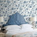 NextWall Peel &amp; Stick Jasmine Chinoiserie Navy Blue Wallpaper thumbnail image 4 of 4