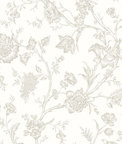 NextWall Peel & Stick Jasmine Chinoiserie Harbor Mist Wallpaper