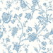 NextWall Peel & Stick Jasmine Chinoiserie Carolina Blue Wallpaper