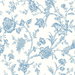 NextWall Peel &amp; Stick Jasmine Chinoiserie Carolina Blue Wallpaper thumbnail image 1 of 4