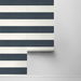 NextWall Peel &amp; Stick Two Toned Shiplap Navy Blue Wallpaper thumbnail image 2 of 4