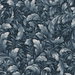 NextWall Peel &amp; Stick Acanthus Trail Navy Blue Wallpaper thumbnail image 1 of 4