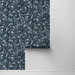 NextWall Peel &amp; Stick Acanthus Trail Navy Blue Wallpaper thumbnail image 2 of 4