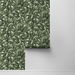 NextWall Peel &amp; Stick Acanthus Trail Forest Green Wallpaper thumbnail image 2 of 4