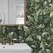 NextWall Peel &amp; Stick Acanthus Trail Forest Green Wallpaper thumbnail image 4 of 4
