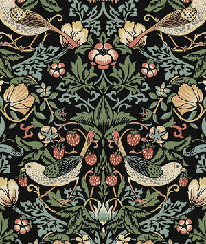 NextWall Peel & Stick Aves Garden Ebony Wallpaper
