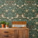 NextWall Peel &amp; Stick Aves Garden Forest Green Wallpaper thumbnail image 3 of 4