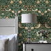 NextWall Peel &amp; Stick Aves Garden Forest Green Wallpaper thumbnail image 4 of 4
