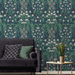 NextWall Peel &amp; Stick Tulip Garden Deep Ocean &amp; Purple Haze Wallpaper thumbnail image 4 of 4