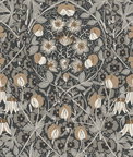 NextWall Peel & Stick Tulip Garden Wrought Iron & Chamois Wallpaper