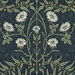NextWall Peel &amp; Stick Stenciled Floral Navy &amp; Sage Wallpaper thumbnail image 1 of 4