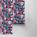 NextWall Peel &amp; Stick Garden Dance Navy &amp; Magenta Wallpaper thumbnail image 2 of 4