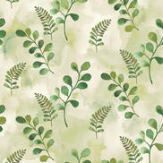NextWall Peel & Stick Woodland Walk Summer Fern Wallpaper