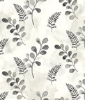 NextWall Peel & Stick Woodland Walk Steel Grey  Wallpaper