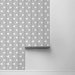 NextWall Peel &amp; Stick Zen Geo Onyx &amp; Metallic Silver Wallpaper thumbnail image 2 of 4