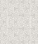 NextWall Peel & Stick Zen Geo Alloy Grey Wallpaper