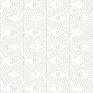 NextWall Peel & Stick Zen Geo Lunar Rock & Metallic Pearl Wallpaper