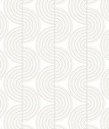 NextWall Peel & Stick Zen Geo Lunar Rock & Metallic Pearl Wallpaper